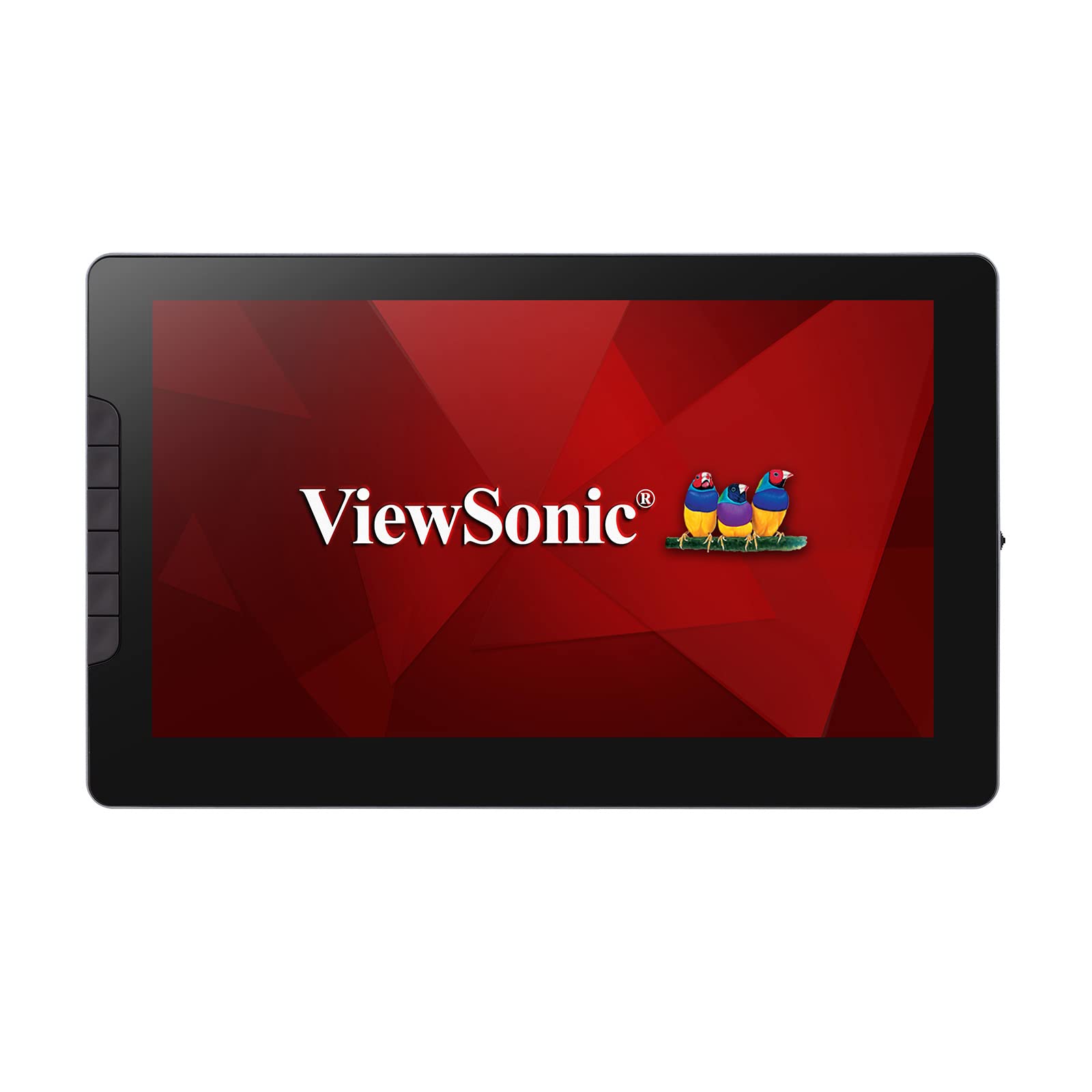 Viewsonic ID1330 (33,7 cm) (13,3 Zoll) PenDisplay Tablet zum Zeichnen und Schreiben (Full-HD, IPS Display, Touch Funktion inkl. druckempfindlichem Stift, USB-C, Windows/MacOS/Android) Silber-Schwarz