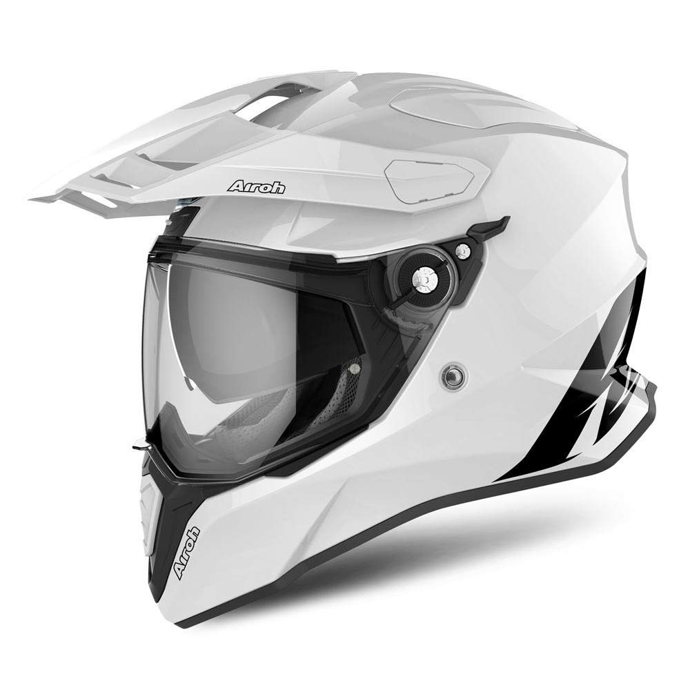 Airoh Unisex – Erwachsene Commander Helmet, Color White Gloss, S
