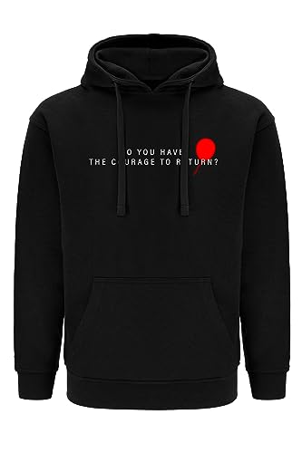ERT GROUP Men's Hooded Sweatshirt, It 017 Black Double, L