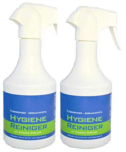 Hepp GmbH & Co KG - Hygienereiniger 1000 ml (2 x 500 ml Sprühflasche)