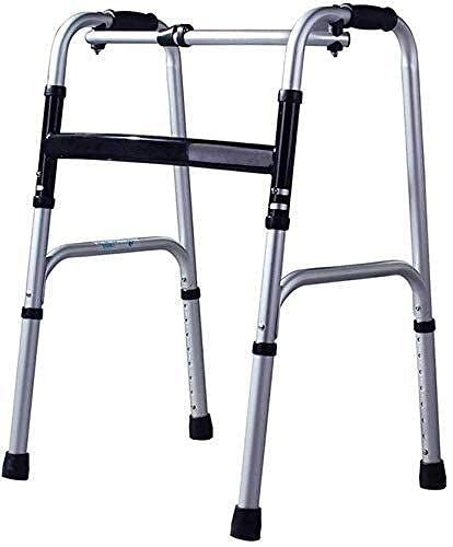 Gehhilfe für Senioren Gehhilfe Rollstuhl Aluminium Gehhilfe Behinderte Gehstock Gehhilfe für ältere Menschen Ein-Knopf-Faltbare tragbare Hilfsmittel Rollator Gehhilfe, The New