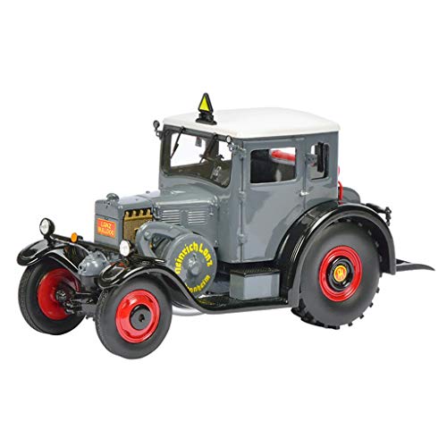 Schuco 450896000 - Traktor Lanz Eilbulldog mit GEschlossener Kabine, Masstab 1:32, Auto Und Verkehrsmodell, Grau