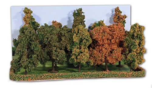 Heki 2000 Herbstbäume, 10 Stück, Höhe 14 cm, Mehrfarbig