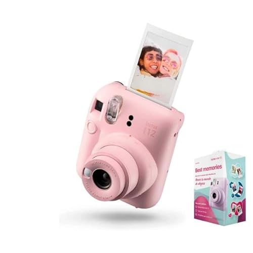Fujifilm Kit Best Memories Instax Mini 12 Blossom Pink/Sofortbildkamera