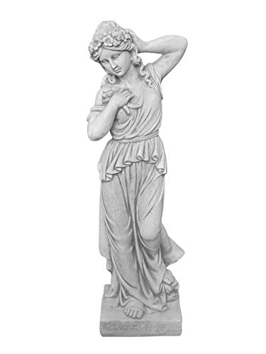 gartendekoparadies.de Große Massive Statue Lena Steinfigur Gartenfigur aus Steinguss frostfest