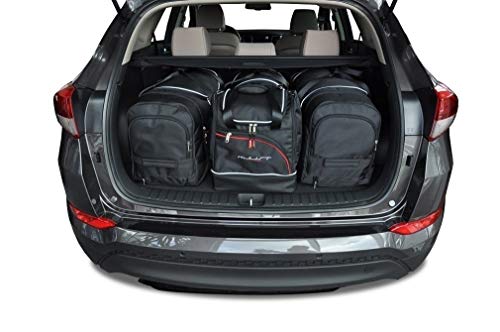 KJUST Dedizierte Reisetaschen 4 STK Set kompatibel mit Hyundai Tucson III 2015 -