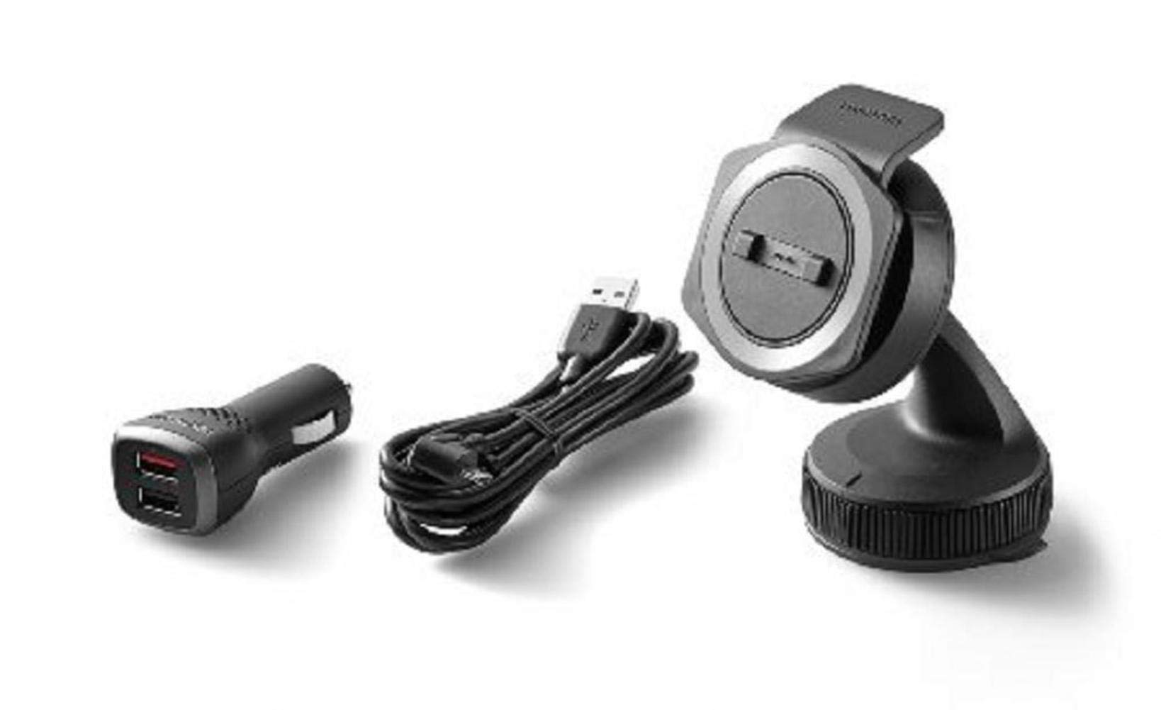 TomTom Rider Autohalterung für alle TomTom Rider Modelle inklusive USB Auto-Schnellladegerät und Kabel (siehe Kompatibilitätsliste unten)