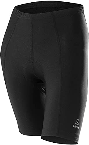 LÖFFLER W Bike Short Tights Basic Schwarz, Damen Hose, Größe 34 - Farbe Black