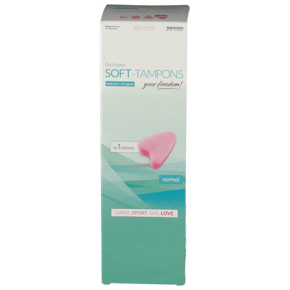 Joydivision Soft-Tampons fadenlos normal Spar-Set 2x10St. Für Sauna, Sport, Schwimmen und den hygienischen Intimverkehr.