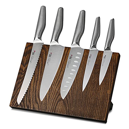 6PC Küchenmesser-Set, geschmiedetes Messer aus deutschem Edelstahl mit Edelstahlgriff