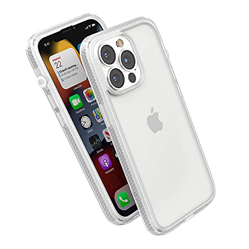 Catalyst – iPhone 13 Pro-Hülle der Influence-Serie, schlanke Hülle, fingerabdrucksichere Schutz hülle, sturzsicherer Schutz, mit Umhängeband – durchsichtig