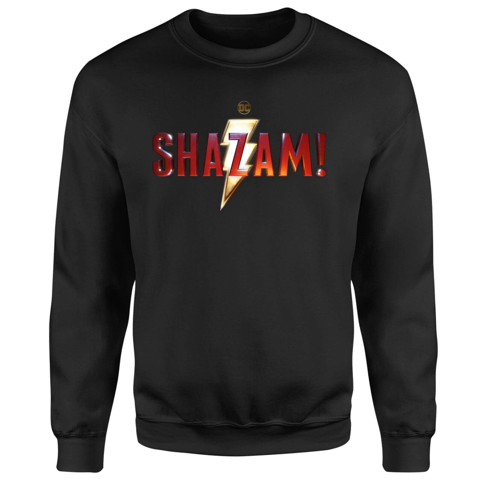 Shazam Logo Sweatshirt - Black - XL - Schwarz 4