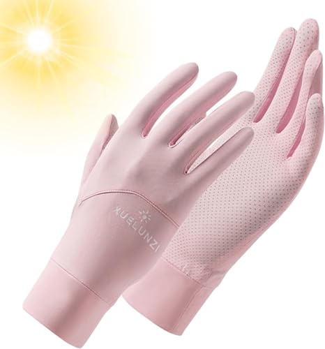 Damen-Sonnenschutzhandschuhe, Damen-Sonnenschutz-Fingerlose Handschuhe, UV-Schutz-Fingerhandschuhe, Zubehör mit Fingerspitzenlöchern, Outdoor-Handschuhe for Fahren, Reiten, Angeln, Golfen, Outdoor-Akt
