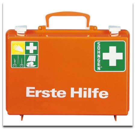 Erste Hilfe Koffer 126-teilig mit Füllung Söhngen 20 Jahre Haltbar DIN 13169 von MBS-FIRE®