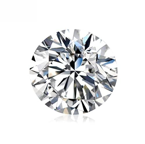 XINDONG Förderung Moissanite lose Stein D Farbe Vvs 3ex. Weißer Rundkupplungslabor gewachsen Diamant (Size : 6.0mm[0.8ct])