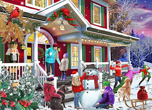 Vermont Christmas Company Familie Weihnachten Puzzle 1000 Teile