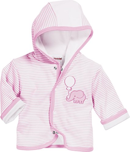 Schnizler Baby-Unisex Jäckchen Interlock Elefant Jacke, Rosa (Rosa 14), 74