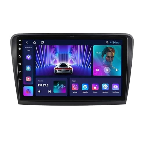 Android 11 Autoradio Für Skoda Superb 2008-2015 Built-in Wireless Carplay Android Auto 10 Zoll Touchscreen Mit Bluetooth GPS Navigation WiFi HiFi DSP RDS Rückfahrkamera (Size : M500S - 8 Core 4+64G 4