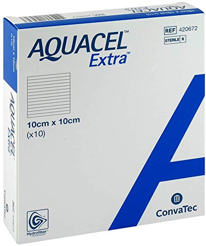 AQUACEL Extra 10x10 cm Verband CPC 10 St Kompressen