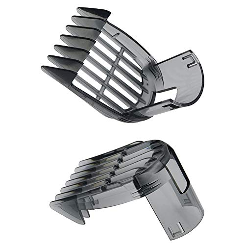 GYing 2 Stück Ersatz-Haarschneidekamm für Philips Small 3-15 mm QC5510 QC5530 QC5550 QC5560 QC5570 QC5580