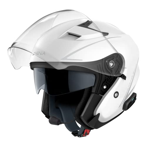 Sena OUTSTAR-GW00S Smart Helm, Weiß, S