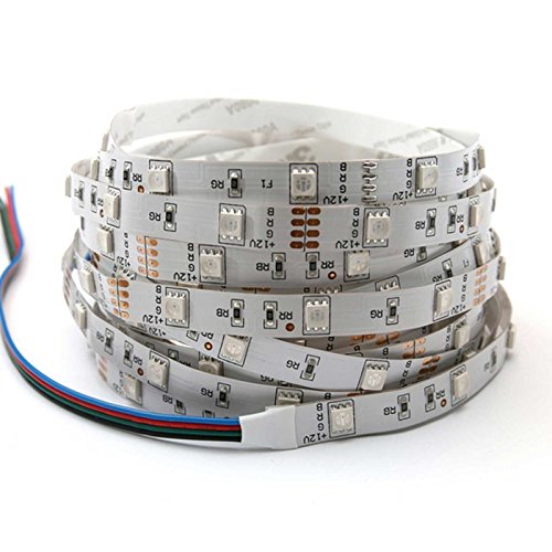 3 Meter RGB LED Streifen Stripe SMD 7,2W/m 30 LED/m IP65 für Feuchträume - verlängerbar und alle 10cm kürzbar