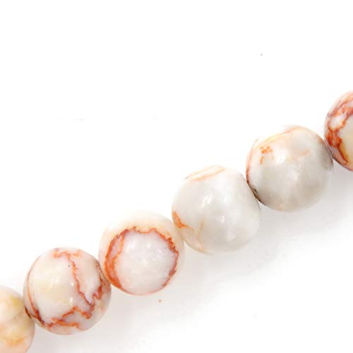 Fukugems Naturstein perlen für schmuckherstellung, verkauft pro Bag 5 Stränge Innen, Red Net Jasper 10mm