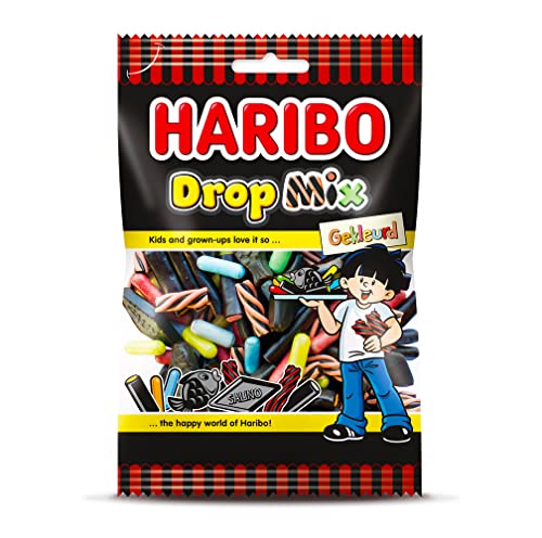 Haribo | Farbige Dropmix | 12 x 250 Gramm