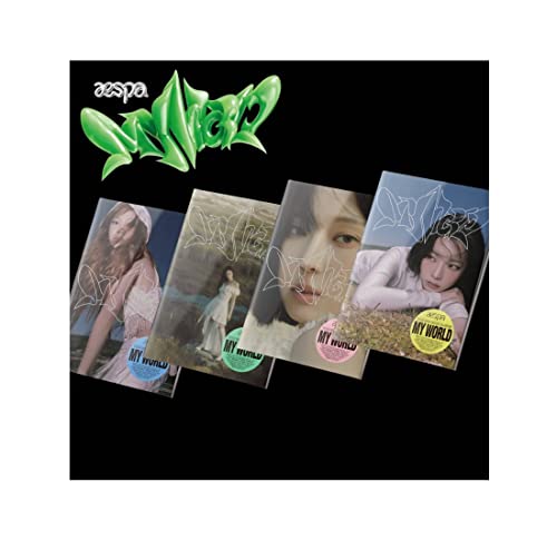 AESPA - 3rd Mini Album MY WORLD Intro ver. CD+Folded Poster (KARINA ver. / CD Only, No Poster)