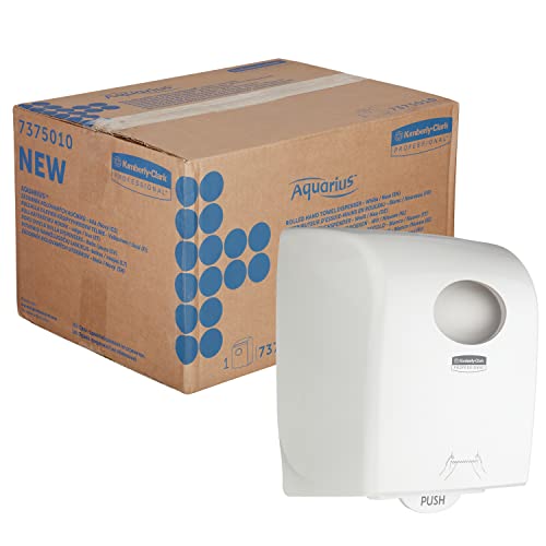 Aquarius Papierhandtücher Rollenspender 7375 – 1 x Papiertuchspender, weiß