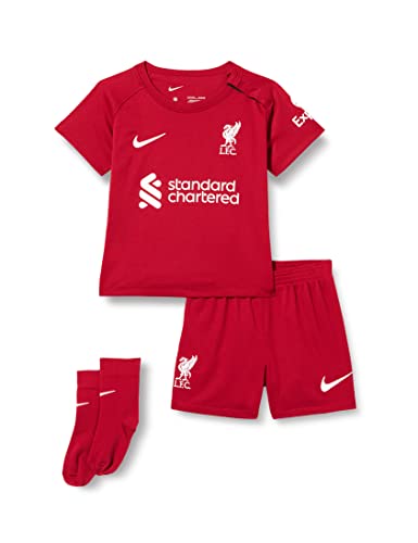 Liverpool Football Club DJ7915 Season 2022/23 Official Home Baby Set Unisex Tough RED/White L