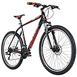 KS Cycling Mountainbike Hardtail 27,5'' Morzine schwarz-rot 48 cm