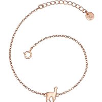 Glanzstücke München Damen-Armband Alpaka Sterling Silber rosévergoldet 17 + 3 cm - Armkettchen rose-gold Arm-Schmuck Lama
