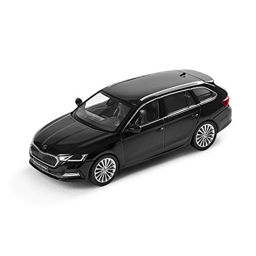 Skoda 5E7099300F9R Modellauto Octavia 4 (NX) Combi Modell Maßstab 1:43 Miniatur schwarz