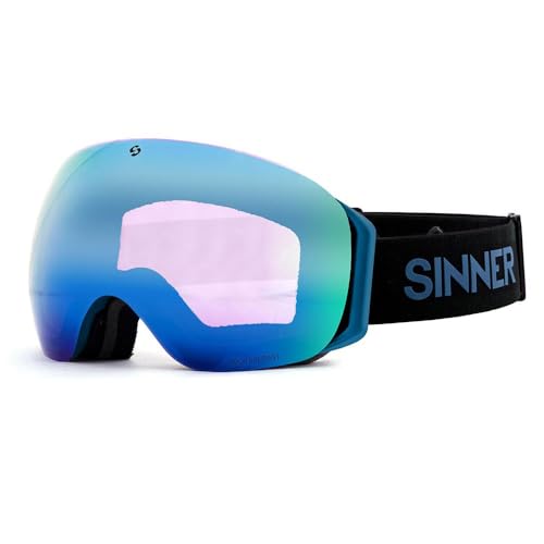 SINNER Avon-Matte Double Blue DBL ORNG SINTRAST-Cat. S3+S1 Sonnenbrille, Erwachsene, Unisex, mehrfarbig (mehrfarbig), Einheitsgröße
