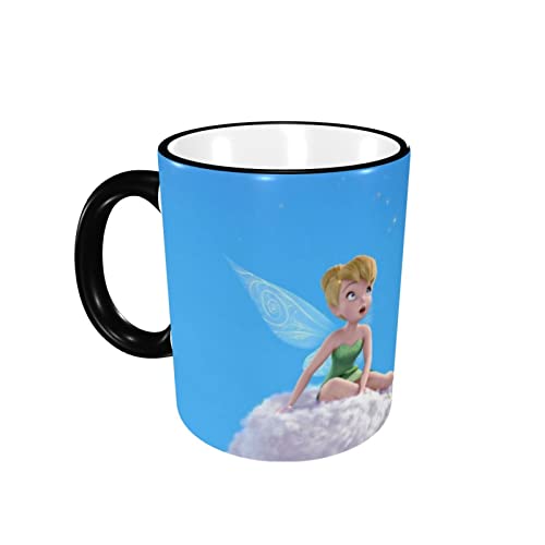 Tinkerbell und die Piratenfee Tinkerbell Lustige Tasse Keramiktassen Kaffee Tee Tasse Milch Wasser Tasse Neuartiges Geschenk für Büro und Zuhause