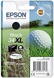 Epson Original 34XL Tinte Golfball (WF-3720DWF, WF-3725DWF), schwarz