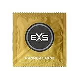 EXS | Magnum-Kondome | Mit Naturlatex und Silikon-Gleitgel | Große Größe | Vegan | 144er-Pack