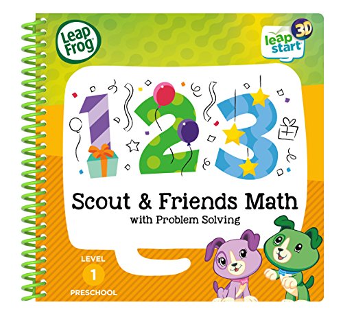 LeapFrog 460703 Scout and Friends Maths 3D Activity Book Lernspielzeug, Mehrfarbig, Einheitsgröße