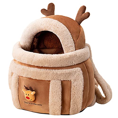 Hundekäfig Winter Warme Katze Reisetasche Tragbare Rucksack Umhängetasche Kätzchen Plüsch Mit Öffnung oben Hund Schlingen Kleine Hund Hunde