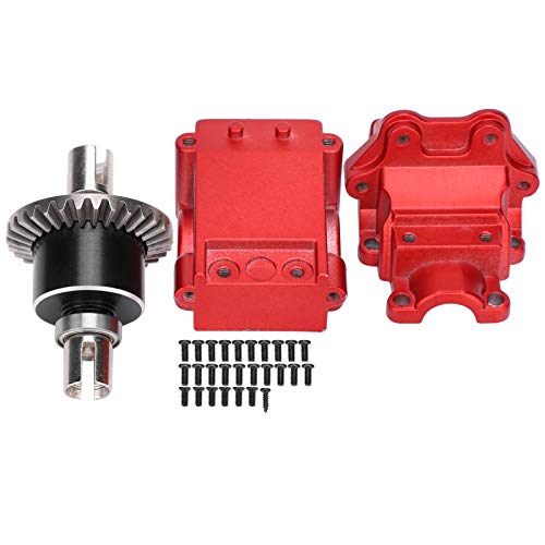 VGEBY RC Differential und Getriebe, 1/14 Metalldiff Gear Kit Kompatibel mit WLtoys 144001 Fernbedienungs Auto