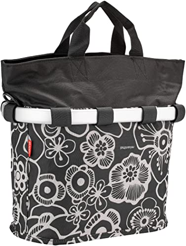 KLICKfix BIKEBASKET OVAL S FLEUR SCHWAR