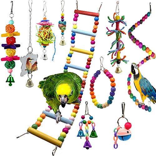 Vogelspielzeug VogelkäFig ZubehöR Papagei Spielzeug Wellensittich Spielzeug Vogelspielzeug Vögel Spielzeug Papageienbarsch Wellensittichspielzeug