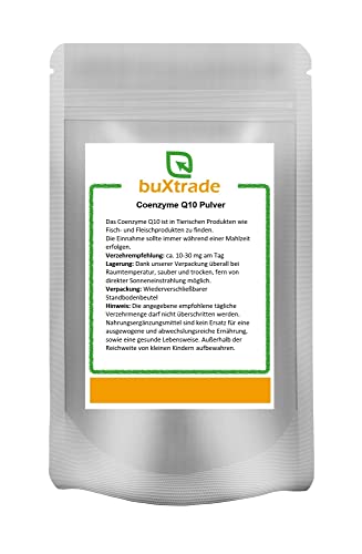 Coenzyme Q10 Pulver | Vegan | GMO Frei | Buxtrade versch. Größen (2 kg)