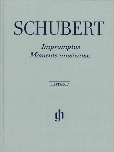 Impromptus und Moments musicaux; Klavier 2 ms, Leinenausgabe