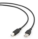 Gembird ccp-usb2-ambm-15 – Kabel USB 2.0, Typ A/B (4.5 Meter), Schwarz