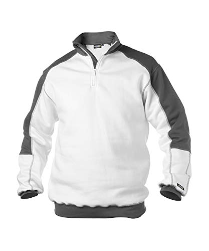 DASSY Sweatshirt BASIEL Weiss/grau Größe: M Farbe: Weiss