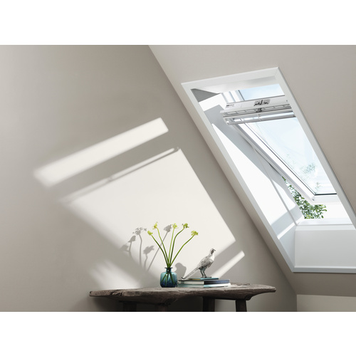 VELUX Schwing-Dachfenster »GGU«, Verbundsicherheitsglas (VSG), innen weiß, Kunststoff | Holz - weiss