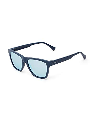 Hawkers Unisex ONE LS Sonnenbrille, Marineblau/Blaues Chrom, Size