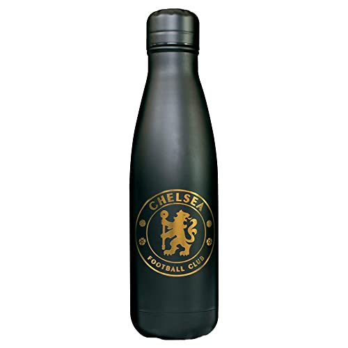 Chelsea Thermoflasche aus Edelstahl, 500 ml, Schwarz